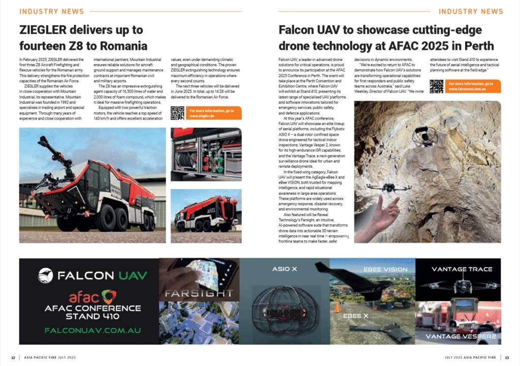 Falcon UAV to showcase cutting -edge drone technology at AFAC 2025 in ...
